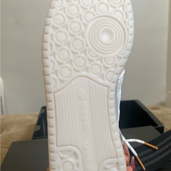 NWT ADIDAS X IVY PARK Forum Mid 'White Mesa' (BLACK PACK) SZ- 8.5 - Picture 12 of 13